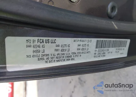 2020 Dodge Challenger Sxt z USA, uszkodzony, nr VIN 2C3CDZAG2LH113356